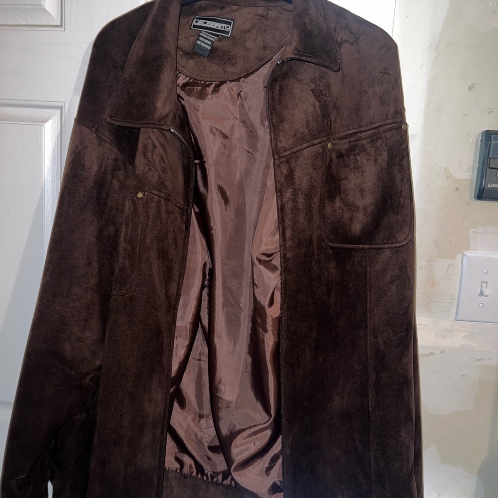 Celebrity Brown Shacket with Classic Cut